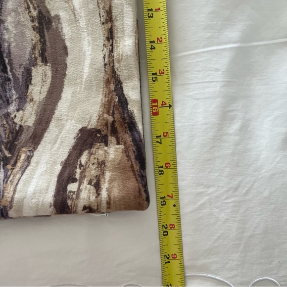 Purple Camel and Black Cotton Velvet Throw Pillow Cover Set of 2 - Picture 6 of 7